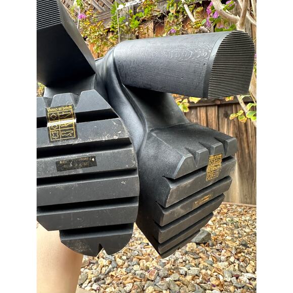 Jeffrey Campbell Mulder Platform Black Boot size 7.5 / 38 - Picture 7 of 15